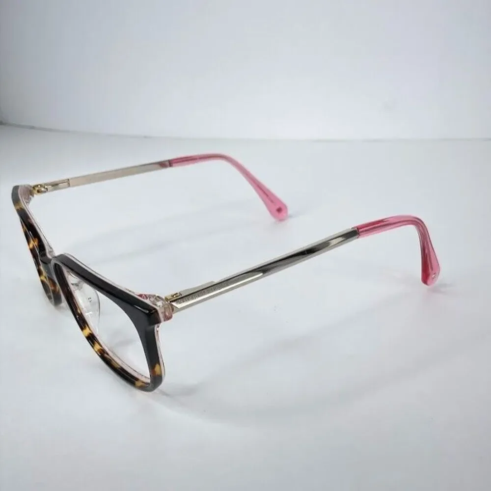 KATE SPADE Eyeglasses Tortoise Silver “Natalia” H7P 48-16-140 Frame